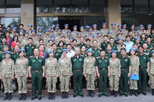 Lực lượng Gìn giữ Hòa bình Việt Nam lên đường làm nhiệm vụ quốc tế