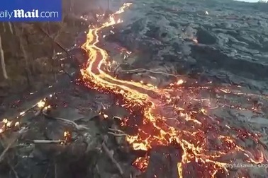 Tác động của nham thạch chảy từ núi lửa Kilauea