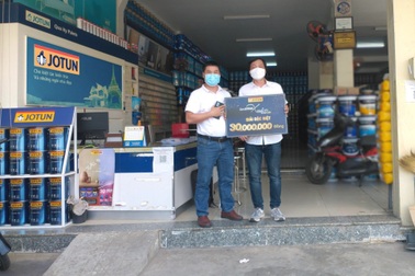 Sơn Jotun trao hơn 6 tỷ đồng cho khách hàng may mắn