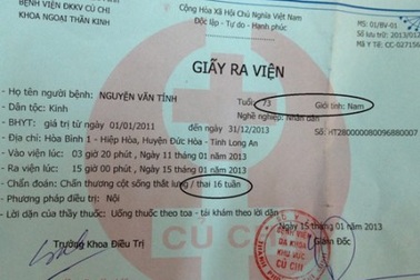 Vụ cụ ông 73 tuổi có thai do… “lỗi đánh máy”