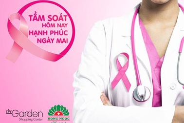 TTTM The Garden tặng gói tầm soát ung thư vú cho phụ nữ