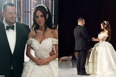 Đám cưới hàng trăm tỷ đồng của đại gia Nga và chân dài nóng bỏng