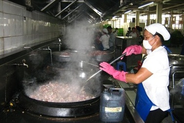 Đình chỉ 8 bếp ăn tập thể “bẩn” trong khu công nghiệp