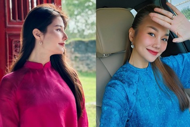 Diễm My 9X, Thanh Hằng và các mỹ nhân năm đầu đón Tết bên chồng