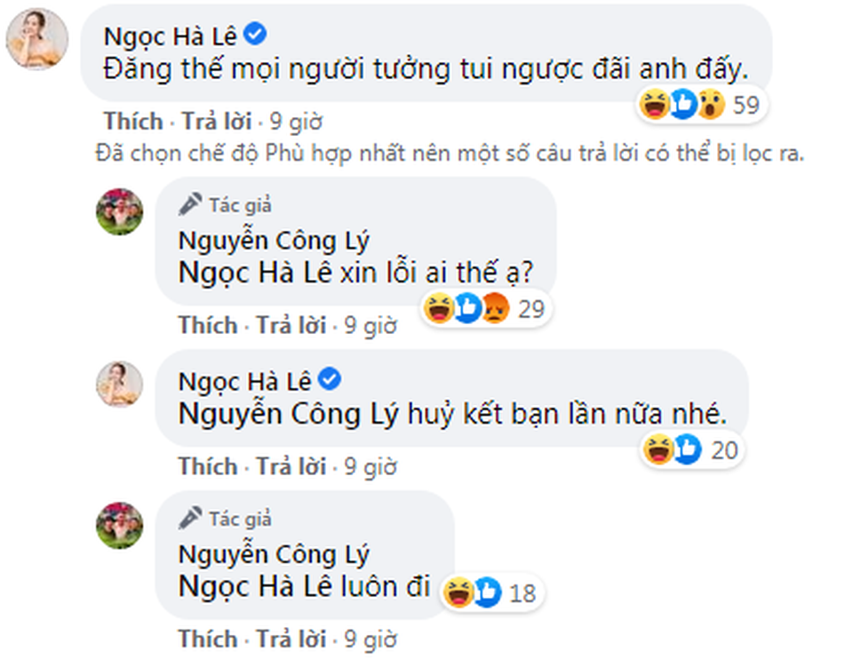 Phản ứng bất ngờ của Công Lý bị vợ trẻ đòi... hủy kết bạn - 2 Phản ứng bất ngờ của Công Lý bị vợ trẻ đòi... hủy kết bạn - 2