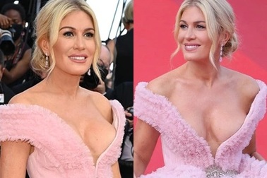 Người mẫu Israel khoe ngực nảy nở trong lễ bế mạc LHP Cannes