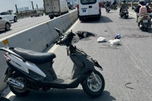 Công an Hà Nội thông tin vụ tai nạn liên quan nam shipper trên cầu Vĩnh Tuy