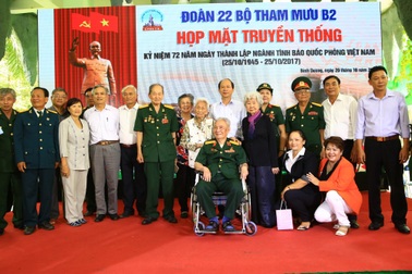 Tri ân nghề tình báo qua buổi họp mặt 400 cựu chiến binh