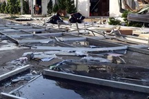 Thanh Hoá: Nhà xưởng đổ sập vì giông lốc, hơn 1.600 công nhân nghỉ làm