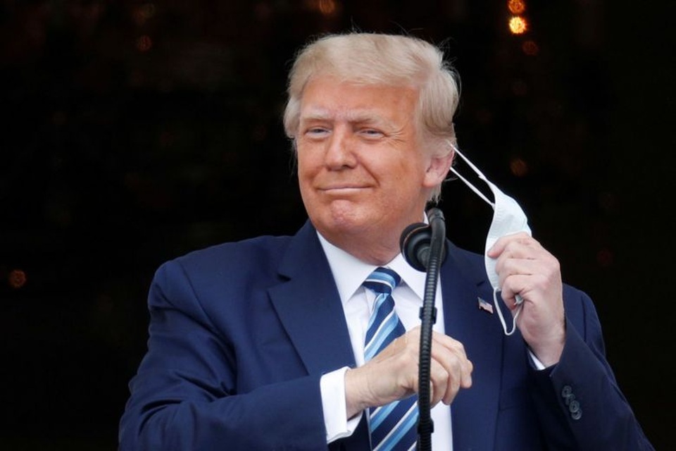 Bầu cử Mỹ 2020: Ông Trump tái xuất sau điều trị Covid-19 - 1 Bầu cử Mỹ 2020: Ông Trump tái xuất sau điều trị Covid-19 - 1