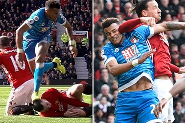 Mourinho nói gì sau khi Ibrahimovic bị đối thủ giẫm lên đầu?