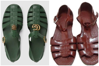 Ngỡ ngàng thiết kế dép giá chục triệu của Gucci giống hệt... dép nhựa hàng chợ ở Việt Nam
