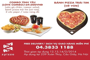 Câu chuyện về ngày valentine’s với chiếc bánh Pizza 