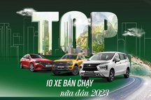 10 xe bán chạy nửa đầu 2023: VinFast chiếm nhiều vị trí hơn Ford và Hyundai