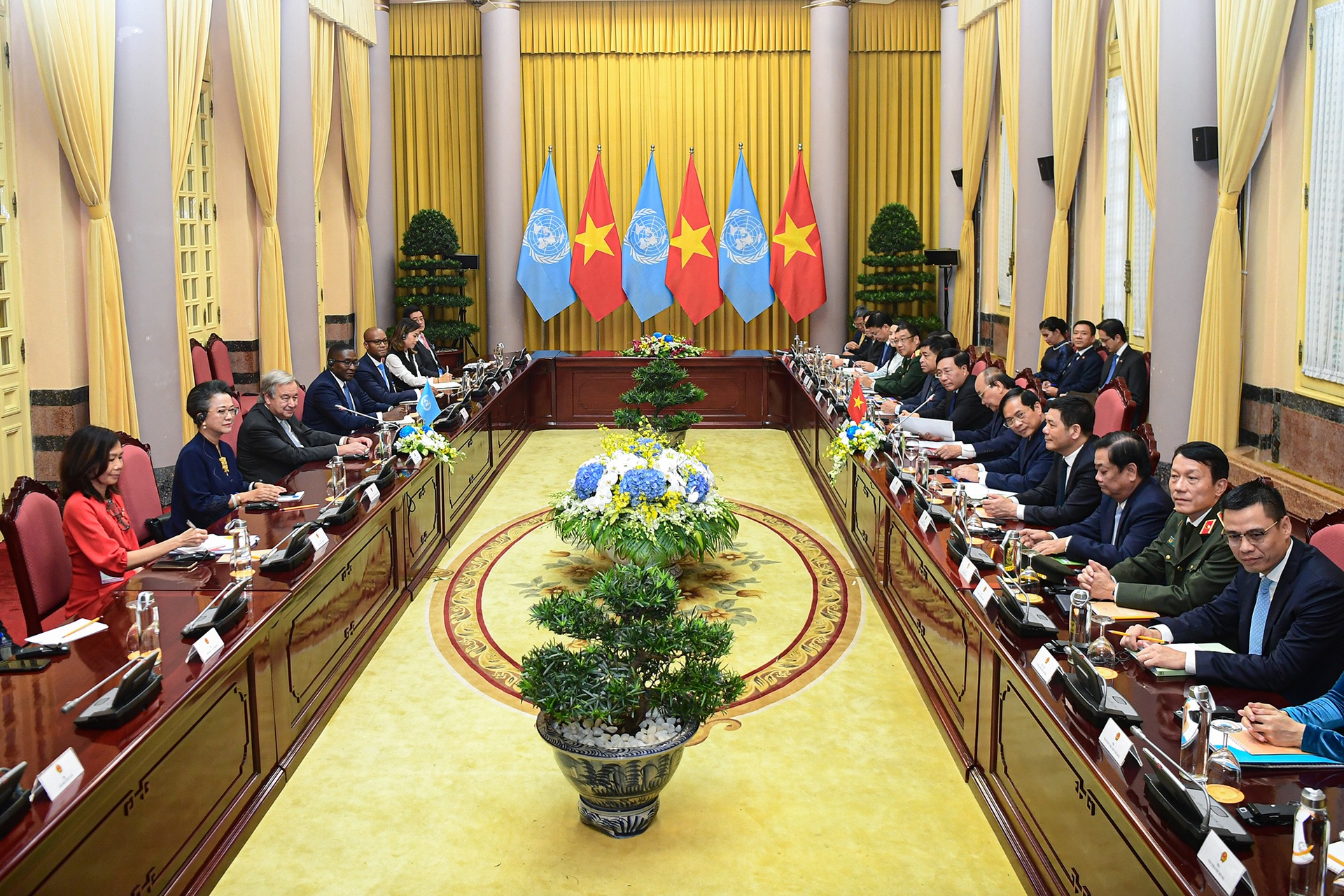 Lễ đón chính thức Tổng thư ký Liên hợp quốc António Guterres - 8 Lễ đón chính thức Tổng thư ký Liên hợp quốc António Guterres - 8