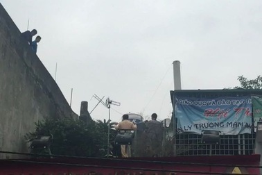 Hiện trường vụ cháy tiệm vàng