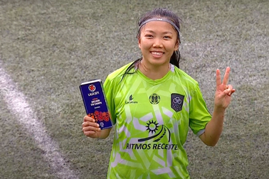 Huỳnh Như ghi bàn giúp Lank FC nuôi hy vọng trụ hạng