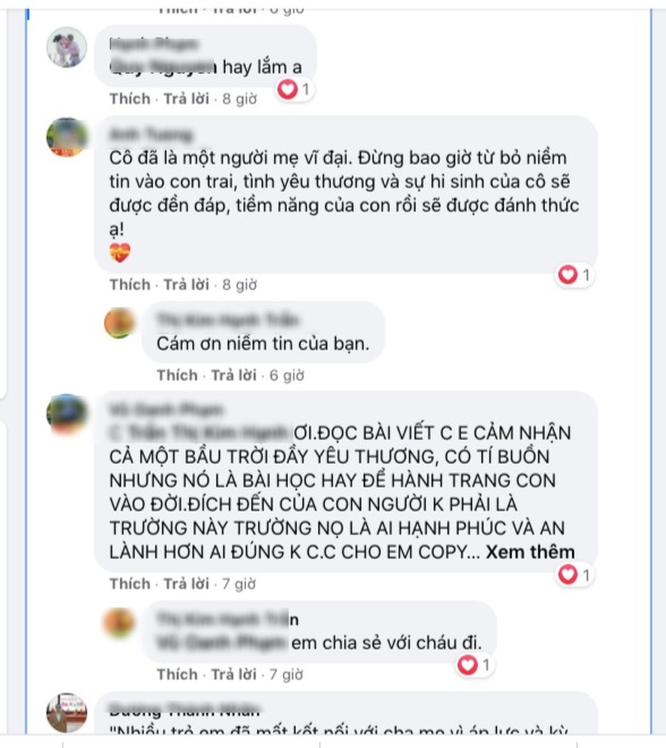 Ấm áp bức thư cô Phó Hiệu trưởng ở Đà Nẵng viết cho con trai thi rớt lớp 10 - 3 Ấm áp bức thư cô Phó Hiệu trưởng ở Đà Nẵng viết cho con trai thi rớt lớp 10 - 3