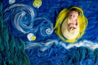 Ngộ nghĩnh những em bé bước ra từ tuyệt tác hội họa