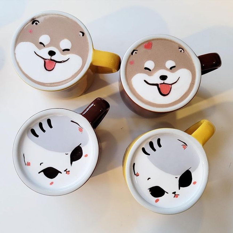 Chàng trai nổi tiếng với biệt tài vẽ tranh trên cà phê - 12 Chàng trai nổi tiếng với biệt tài vẽ tranh trên cà phê - 12