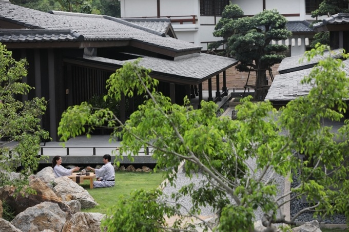 Không gian Yoko Onsen Quang Hanh mang đậm chất thiền từ phong cách nhà vườn Nhật Bản,