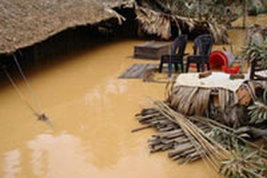 Thầy hiệu trưởng vượt lũ dữ cứu người 