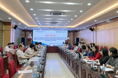 Tăng cường năng lực số cho giáo viên ngoại ngữ và học sinh