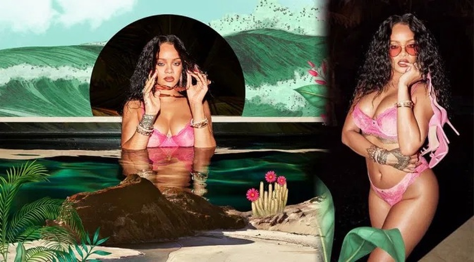 Rihanna gây sốt với ảnh nội y - 6