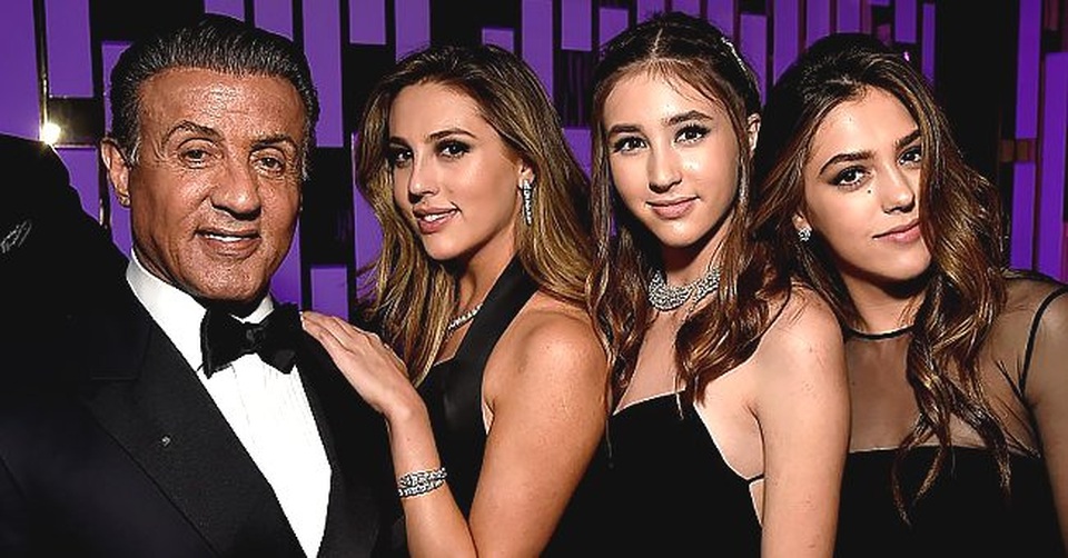 Rambo Sylvester Stallone's three angelic daughters - 5