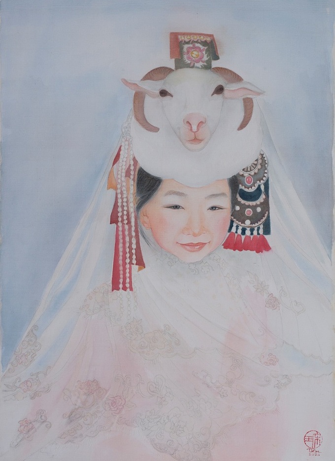 Em bé Tây Tạng