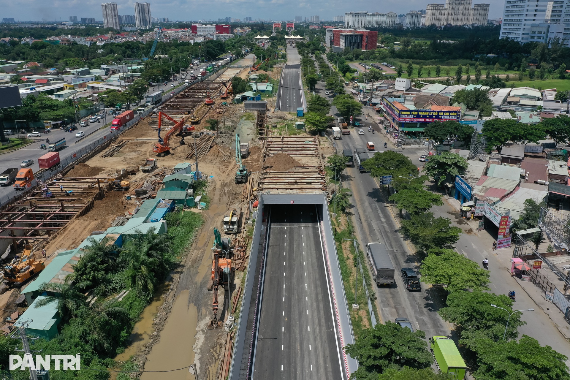 Nhánh hầm chui khu Nam Sài Gòn trước ngày thông xe - 6