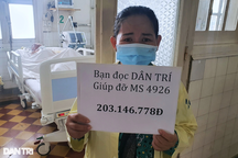 Người vợ chắp tay xin sự sống cho chồng bật khóc nhận 203 triệu đồng
