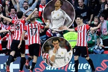Real Madrid gục ngã trước Bilbao ở San Mames