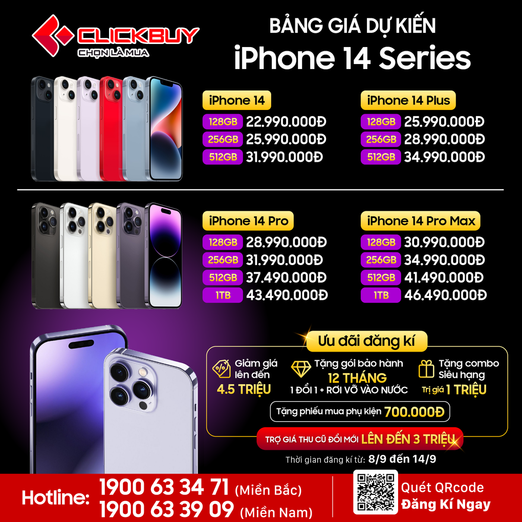 Clickbuy nhận 10.000 lượt đăng ký đặt hàng iPhone 14 - 2 Clickbuy nhận 10.000 lượt đăng ký đặt hàng iPhone 14 - 2