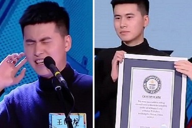 Giọng hát của người đàn ông có tông giọng "cao chót vót" nhất thế giới