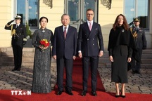 Lễ đón Tổng Bí thư Tô Lâm và Phu nhân thăm chính thức Cộng hòa Phần Lan