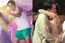 Trấn Thành nói gì về hình ảnh mặc quần đùi "quẩy" ở tiệc cưới Minh Hằng?