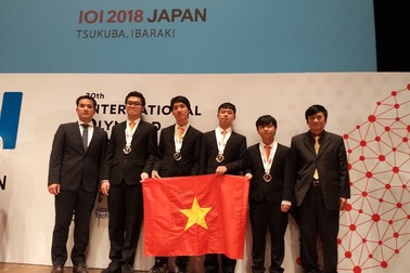 Học sinh Việt Nam đoạt Huy chương Vàng Olympic Tin học quốc tế