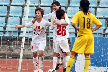 Giải bóng đá nữ VĐQG 2013: Than KSVN tăng tốc