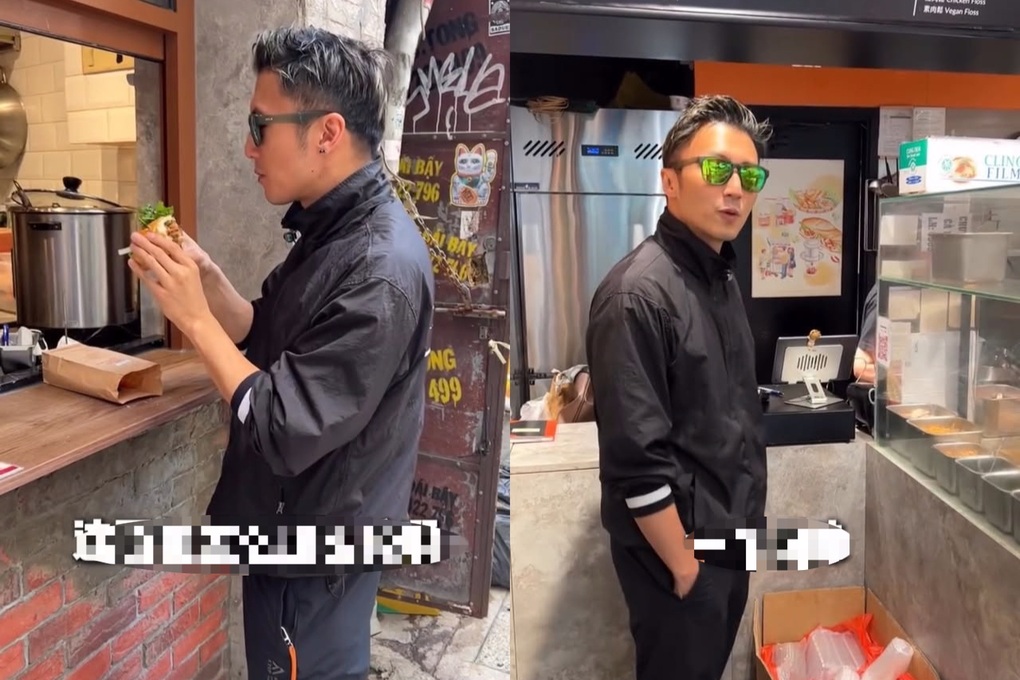 Tạ Đình Phong livestream khoe ăn bánh mì Việt Nam, khen ngon xuất sắc - 1 Tạ Đình Phong livestream khoe ăn bánh mì Việt Nam, khen ngon xuất sắc - 1