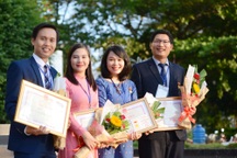 Trường ĐH Sư phạm - ĐH Huế đạt giải Nhất giải thưởng KH & CN giảng viên trẻ toàn quốc