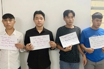 6 nam thanh niên lao vào đánh một cô gái vì cho là "nhìn đểu"