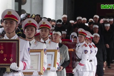 Lễ truy điệu và đưa tang 3 liệt sĩ hy sinh ở Đồng Tâm