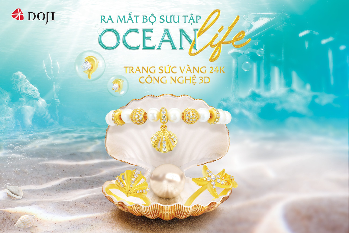 Đón hè với các thiết kế trong bộ sưu tập Trang sức vàng 24K của DOJI - 1 Đón hè với các thiết kế trong bộ sưu tập Trang sức vàng 24K của DOJI - 1