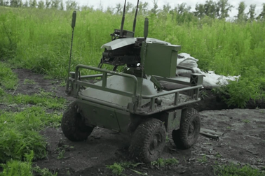 Ukraine tiết lộ robot chiến đấu "thần chết chiến trường"