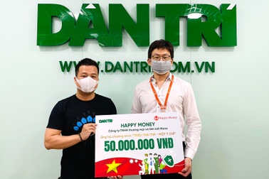 Thêm 50 triệu đồng ủng hộ Chương trình "Triệu trái tim - Một ý chí"