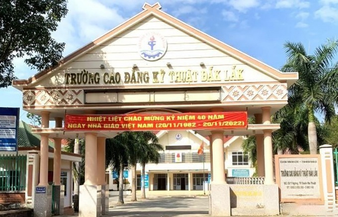 Trụ sở Trường Cao Đẳng Kỷ Thuật Đắk Lắk