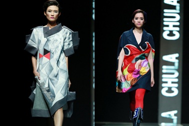 Hoa hậu, á hậu xuất hiện trong tuần lễ thời trang thu đông Việt Nam
