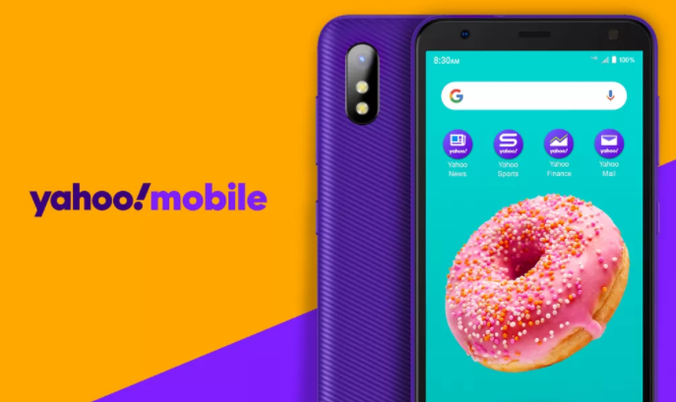 Yahoo! bất ngờ ra mắt smartphone giá rẻ với màu tím quen thuộc - 1 Yahoo! bất ngờ ra mắt smartphone giá rẻ với màu tím quen thuộc - 1
