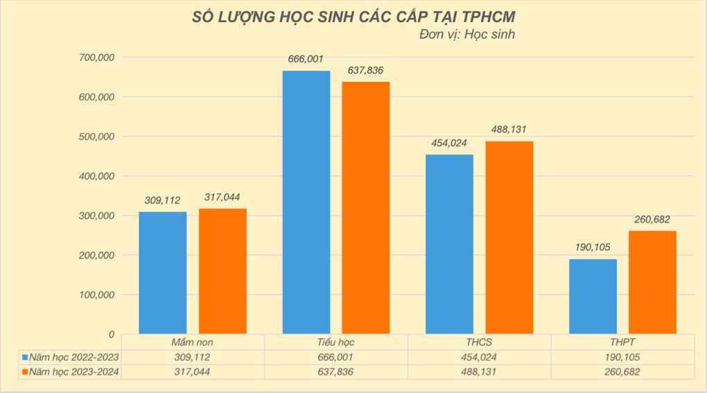 TPHCM tăng hơn 55.000 học sinh THCS, THPT nhưng chỉ xây thêm 2 trường - 4